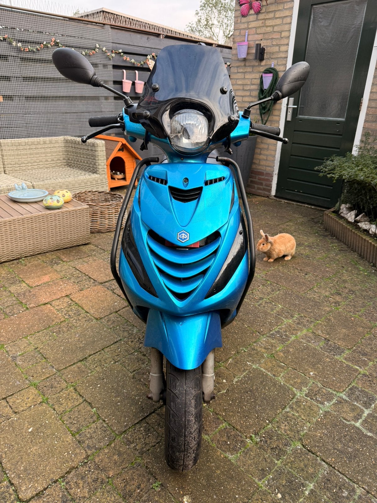 Piaggio Zip 4T 2022 – Blauw – 54 km/u – circa 9.609 km, Gebruikt, Maximaal 45 km/u, Zip, Ophalen of Verzenden