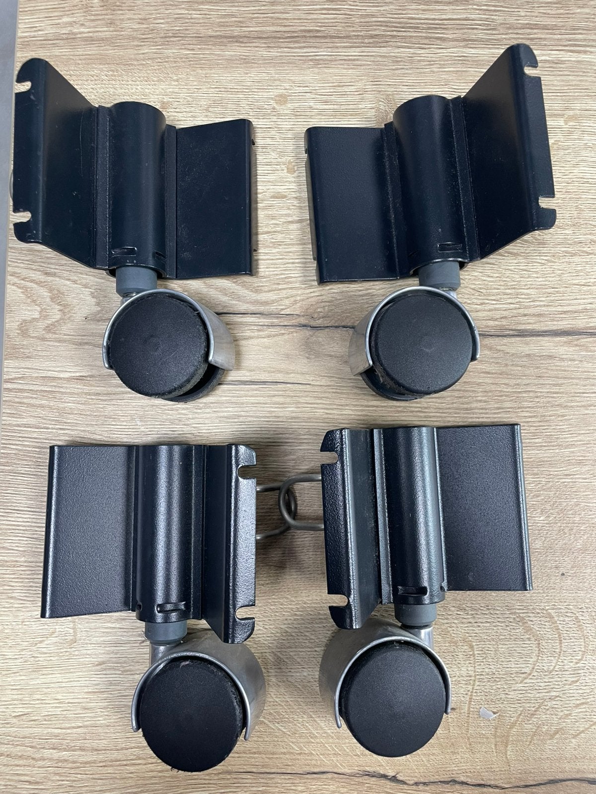 Origineel Auping Auronde wielenset van 4 stuks, Ophalen, Gebruikt, Wit, Tweepersoons