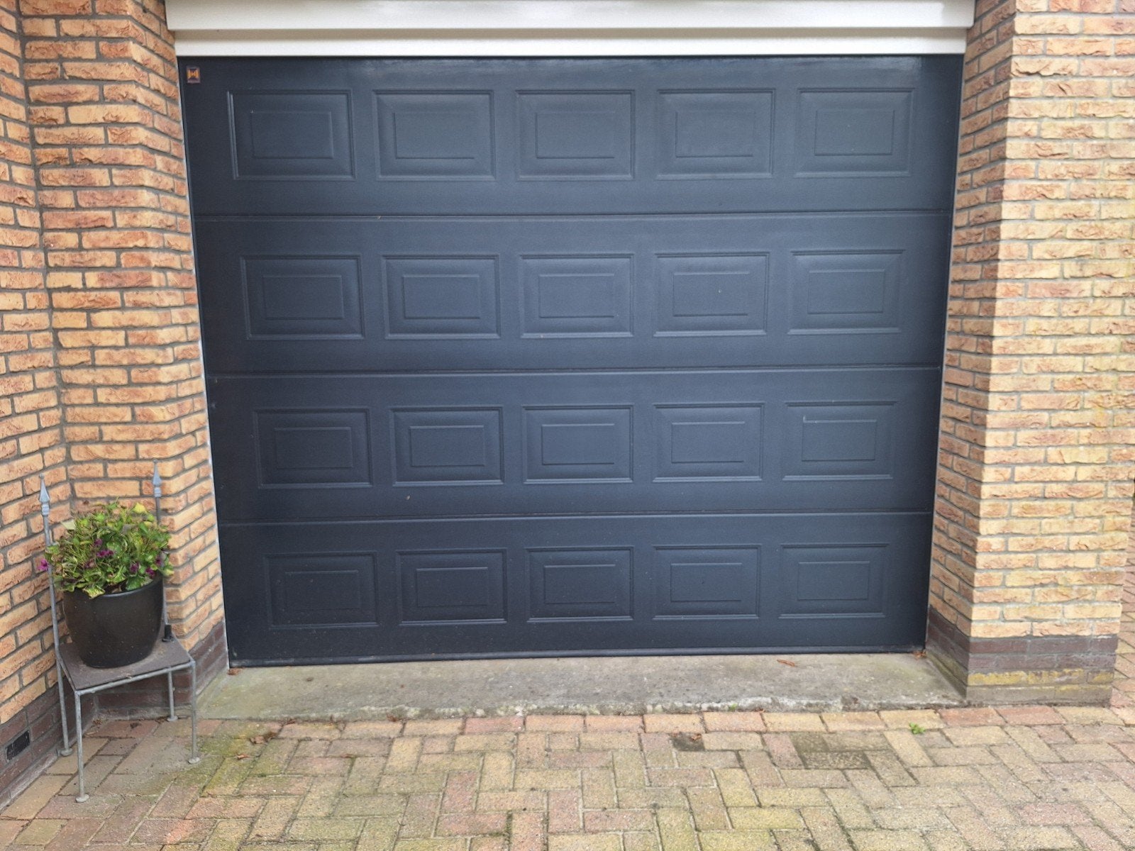 sectionaaldeur geisoleerde garagedeur, Ophalen, Gebruikt, Garagedeur, 120 cm of meer