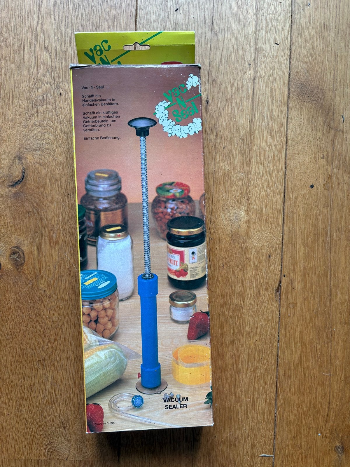 Vac-N-Seal Handvacuüm Sealer - Voedsel langer vers, Ophalen of Verzenden, Zo goed als nieuw