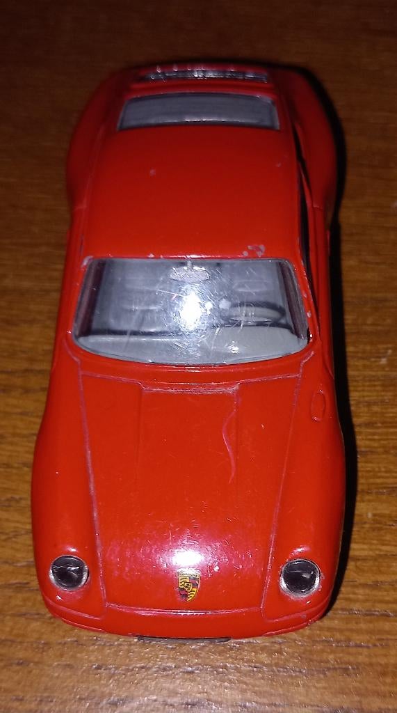 Miniatuur auto porshe 911 carera, Ophalen of Verzenden, Zo goed als nieuw, Auto, Overige merken