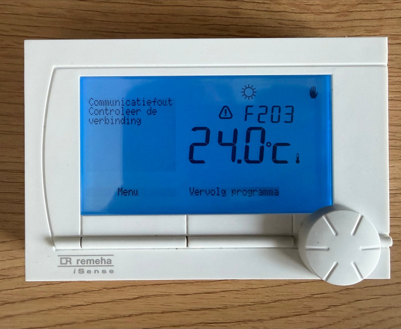 Remeha iSense thermostaat, Ophalen of Verzenden, Slimme thermostaat, Gebruikt