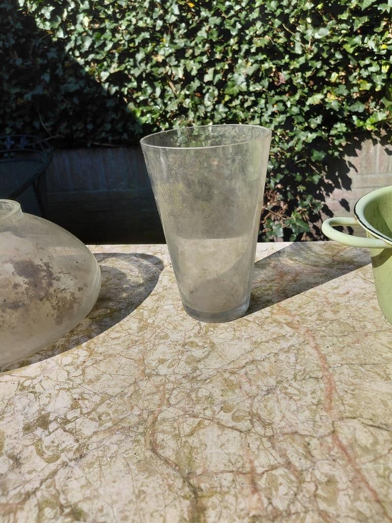 Vintage  glazen vazen, Antiek en Kunst, Ophalen of Verzenden