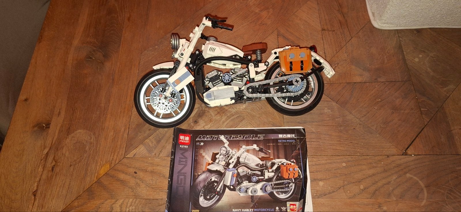 Mingo Navy Harlyy Motorcycle Bouwpakket, Ophalen of Verzenden, Zo goed als nieuw, Overige merken