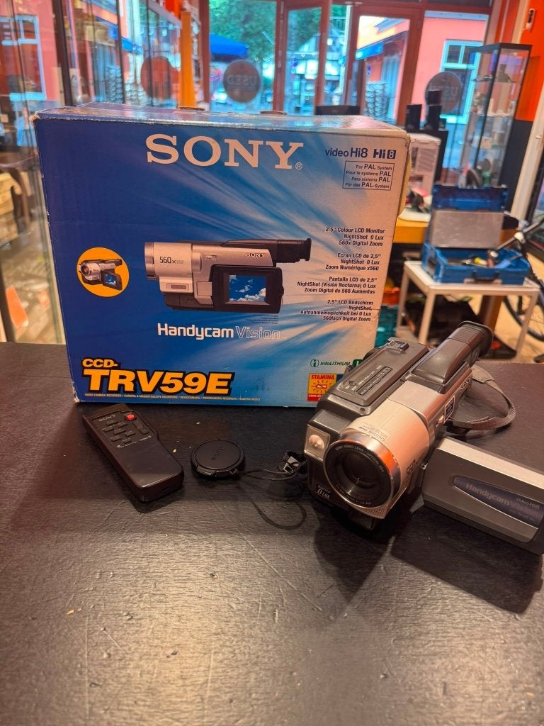 Sony CCD-TRV59E Handycam Vision | Nieuwstaat, ., 20x of meer, Ophalen of Verzenden, Zo goed als nieuw