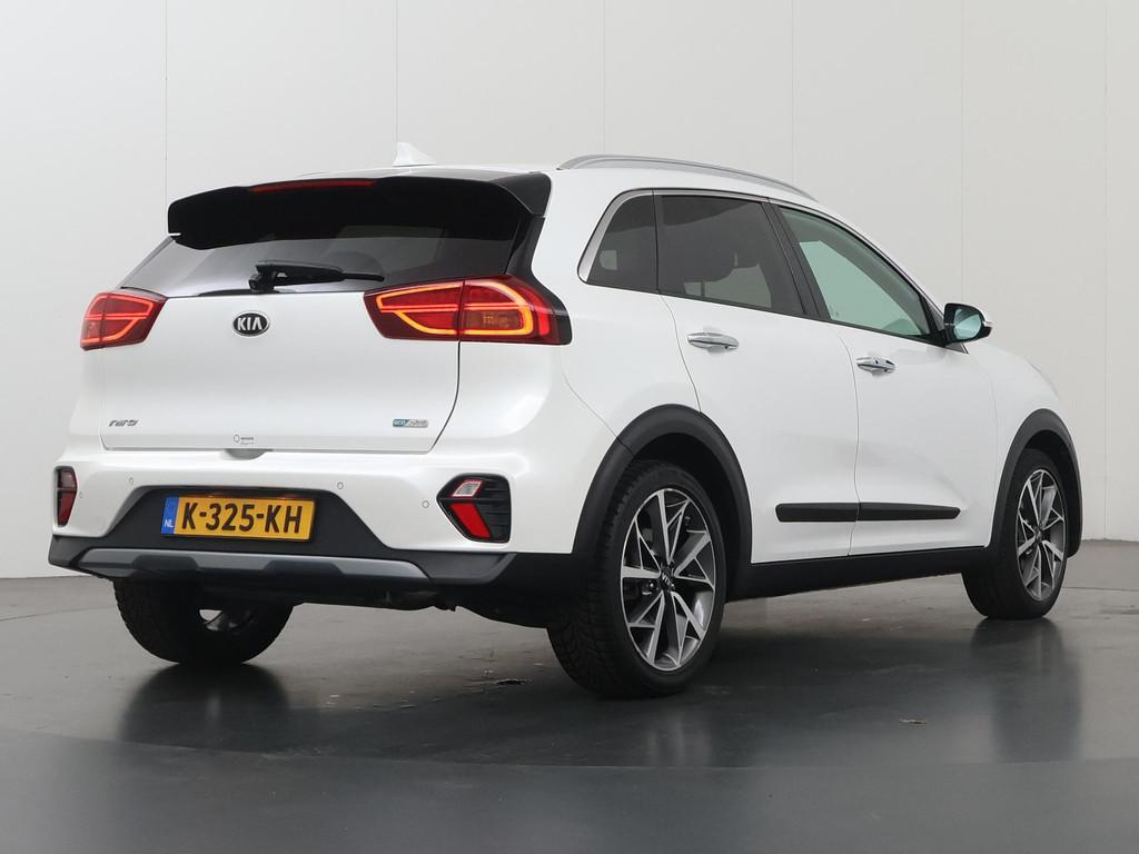 Kia Niro 1.6 GDi Hybrid DynamicPlusLine | Stoel/Stuurwielver, Auto's, Kia, Gebruikt, Euro 6, 2 kWh, Wit