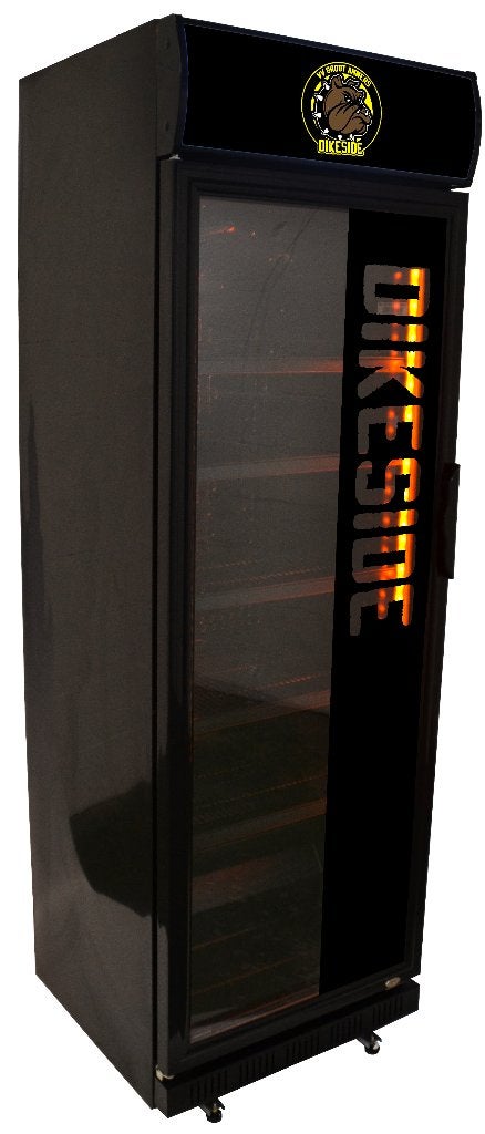 ''KS BlackLine +''  koelkast met reclame De Kornschuur, Ophalen, Zonder vriesvak, 200 liter of meer, Nieuw