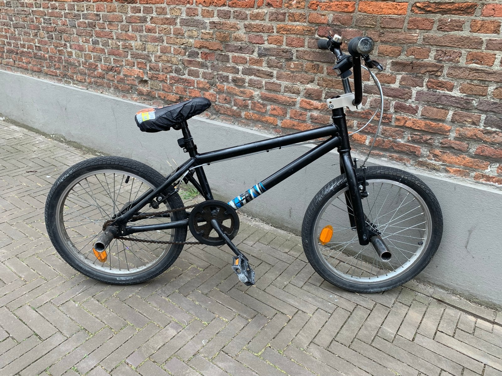Btwin BMX stuntfiets Wipe 300 met 20 inch wielen., Ophalen, Staal, Velgrem, 20 tot 24 inch
