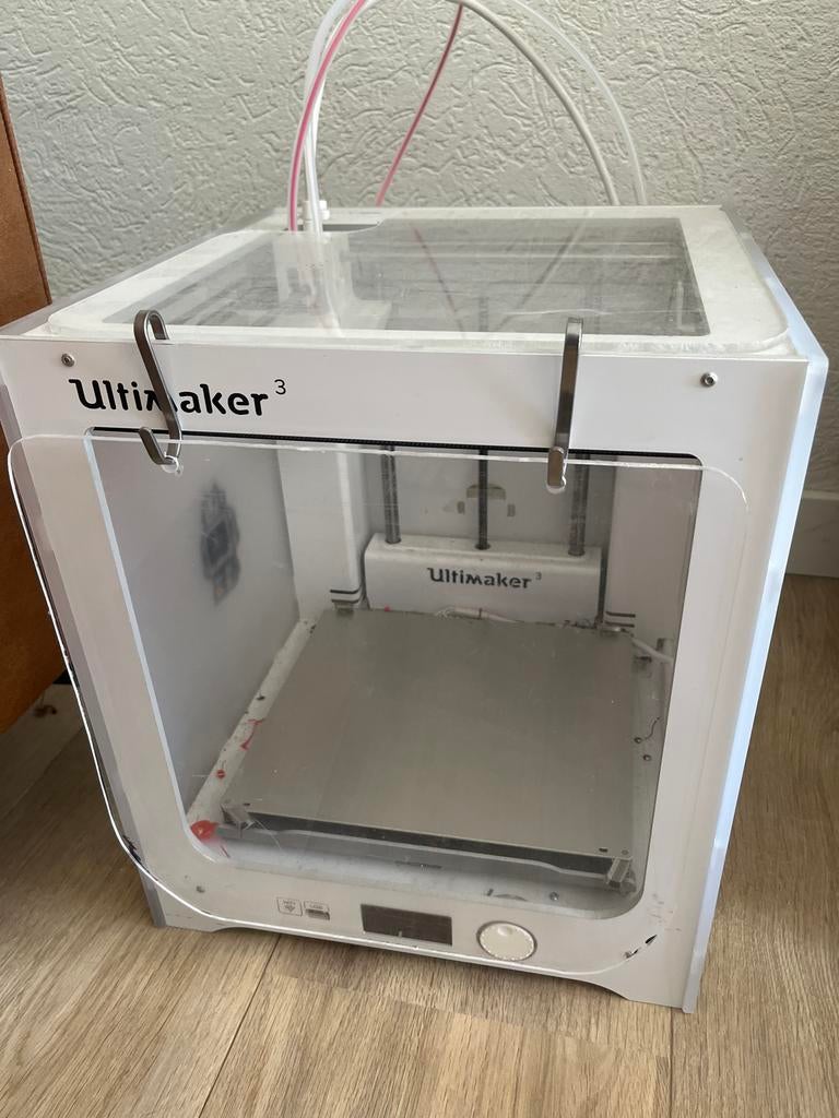 Ultimaker 3 3D-printer - gebruikt maar nog super, Computers en Software, 3D Printers, Ophalen, Gebruikt, Ingebouwde Wi-Fi, Filament