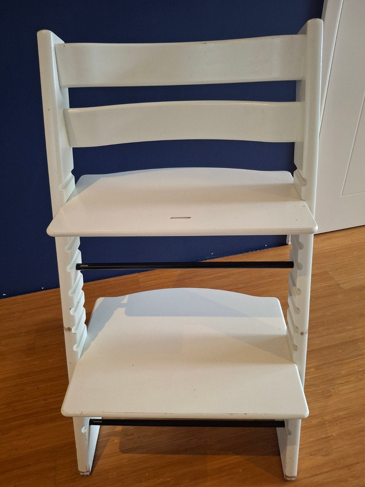 Stokke TripTrap Wit meegroeistoel - Gebruikt, Ophalen, Gebruikt, Meegroeistoel, Aanschuifbaar