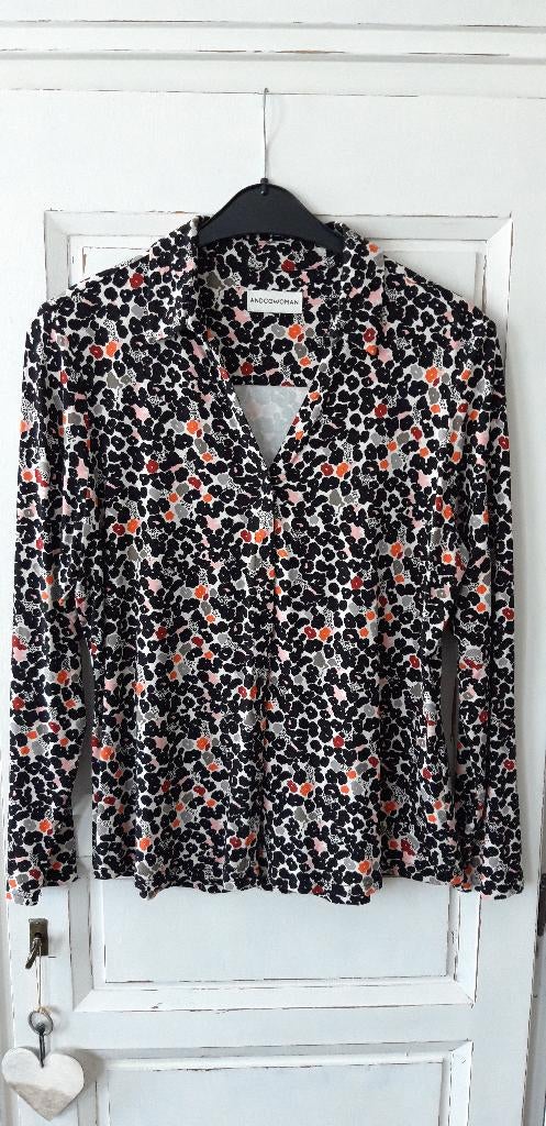 Mooie "&Co" Woman Blouse / Nieuwstaat!, Ophalen of Verzenden, Zo goed als nieuw, Maat 46/48 (XL) of groter, Overige kleuren