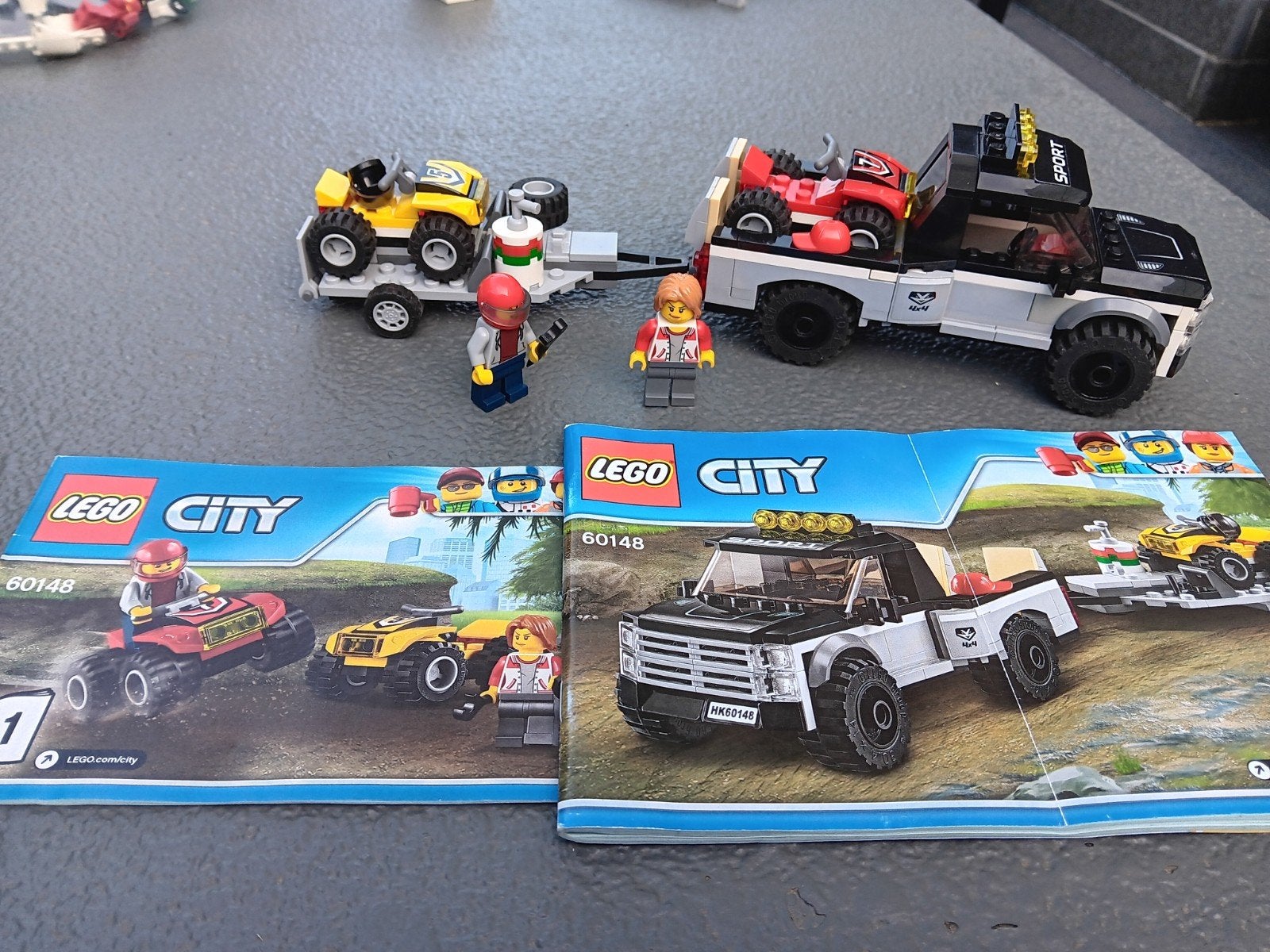Lego City 60148 ATV Raceteam met Pick-up en 2 Quads, Compleet, City, Lego, Ophalen of Verzenden