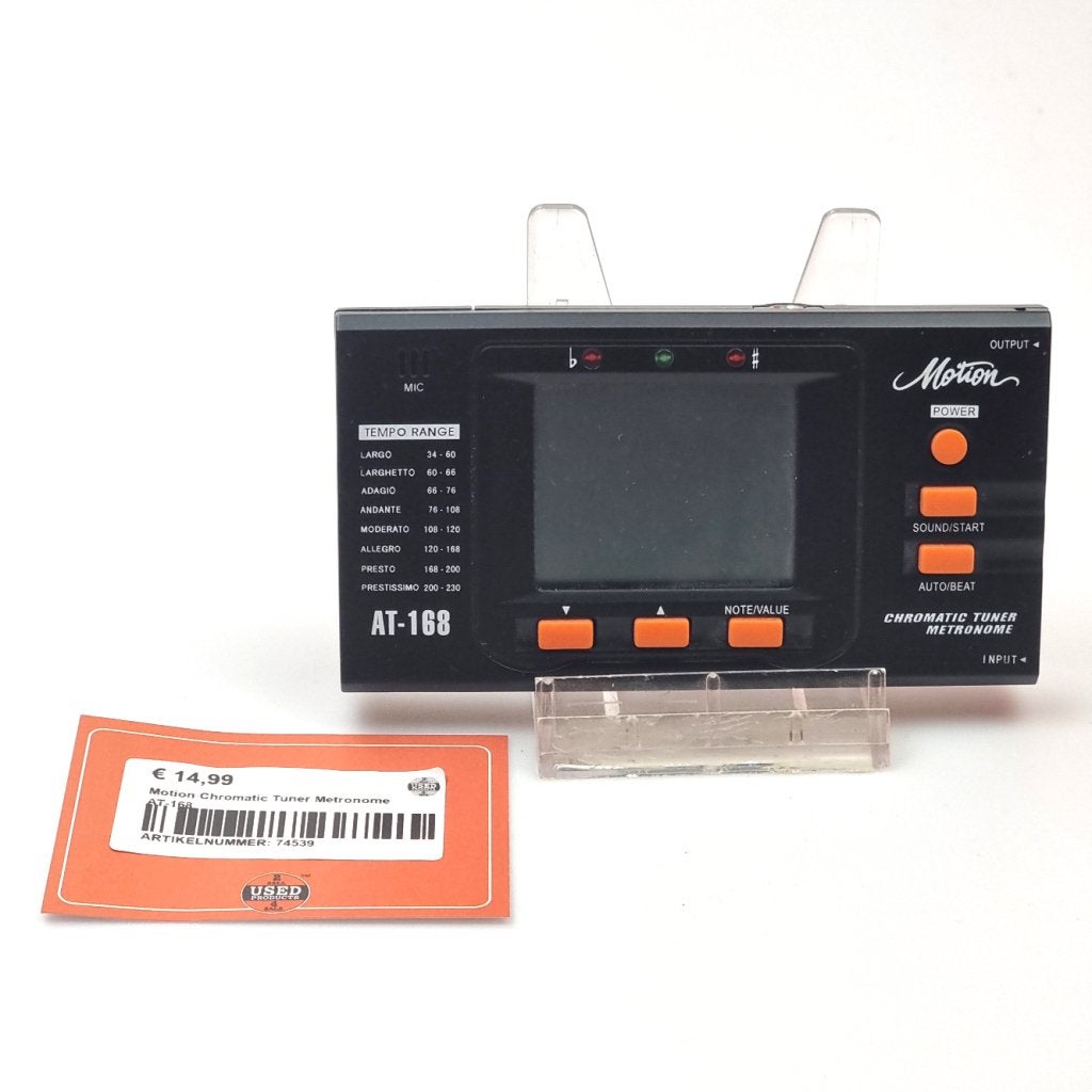 Motion Chromatic Tuner Metronome AT-168, Muziek en Instrumenten, Flex Ltd., Zo goed als nieuw, https://flex.com/contact-us, Nobelstraat 10, 5807 GA Oostrum LB, Limburg, Nederland