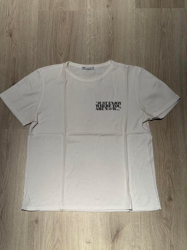 Zara Shirt Wit Maat S, Kleding | Dames, T-shirts, Wit, Nieuw, Ophalen of Verzenden, Korte mouw