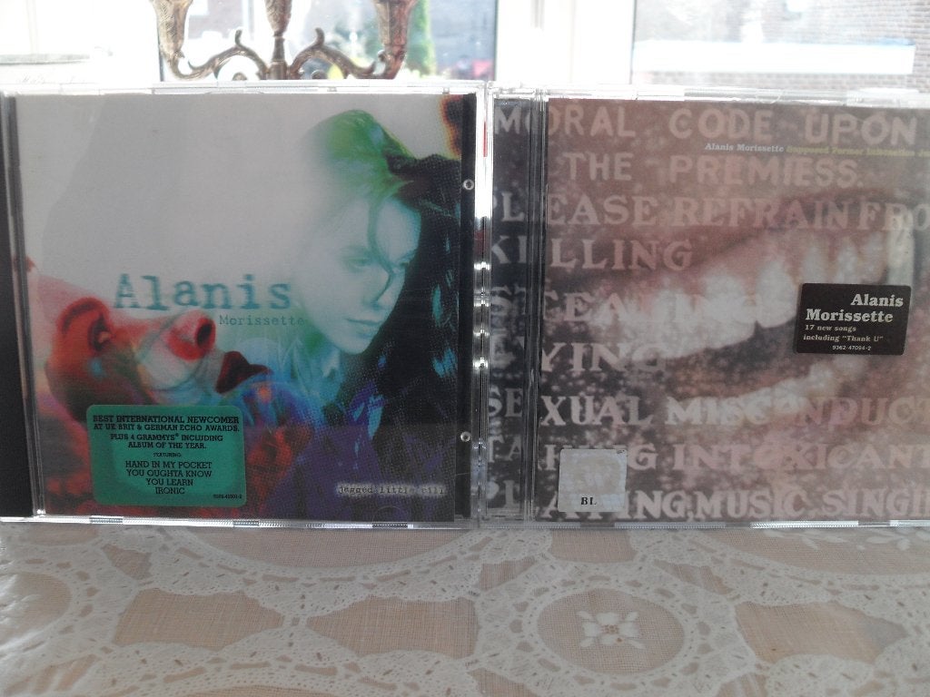 2 CD'S ALANIS MORISSETTE., Ophalen of Verzenden, Zo goed als nieuw, Poprock