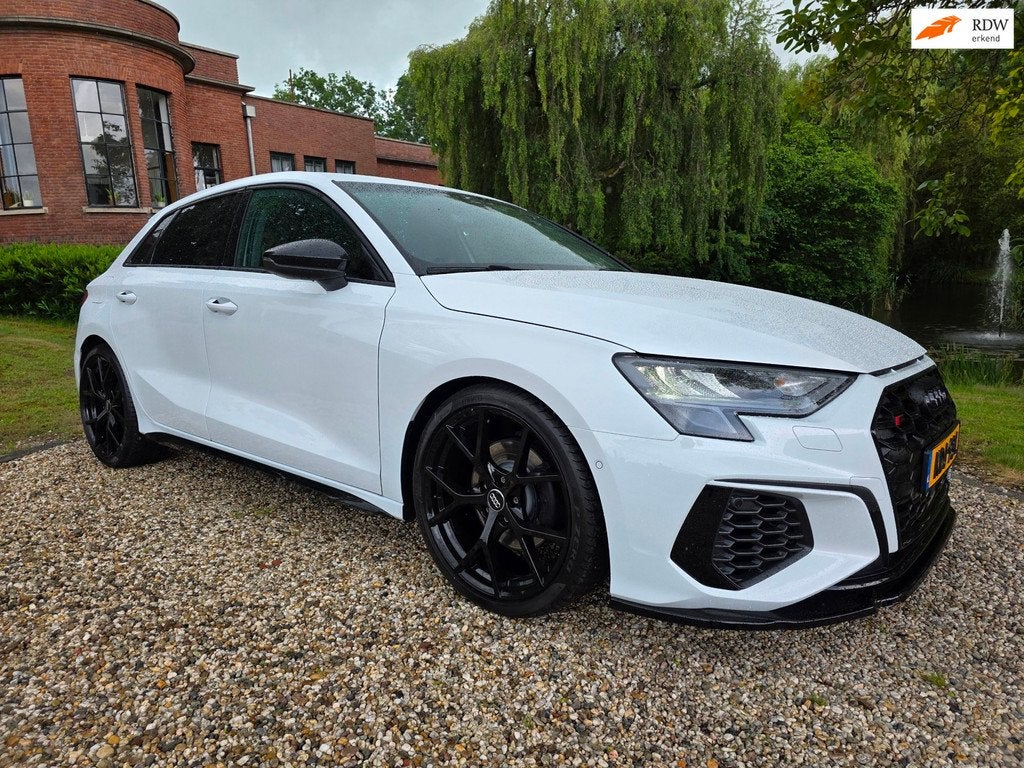 Audi A3 SPORTBACK 35 TFSI S3 edition 4xuitlaat/AUTOMAAT/led, Auto's, 4 cilinders, 150 pk, Wit, Leder