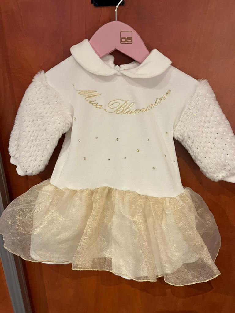 BLUMARINE jurk maat 68 origineel zgan goud, Meisje, Jurkje of Rokje, Ophalen of Verzenden, Zo goed als nieuw