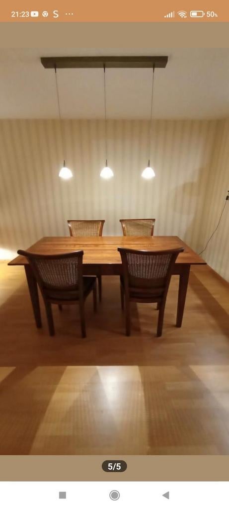 Hanglamp met drie lampjes dimbaar., Ophalen of Verzenden, Zo goed als nieuw