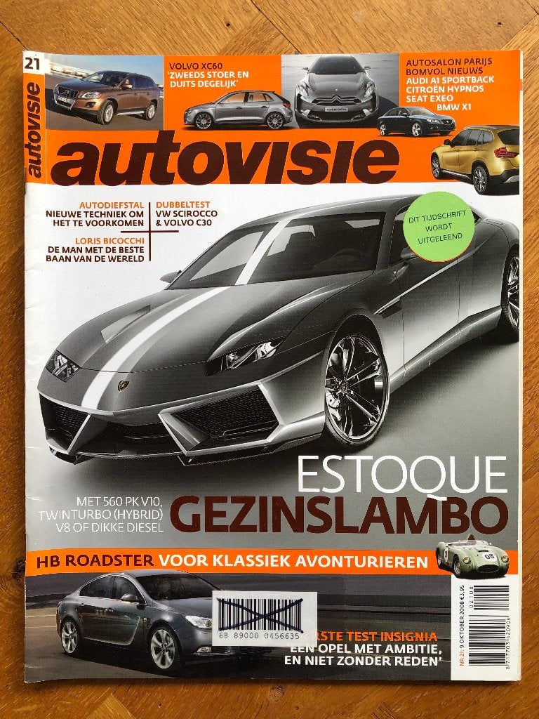 Autovisie nr. 21 2008, Boeken, Auto's | Folders en Tijdschriften, Algemeen, Verzenden, Zo goed als nieuw, Autovisie