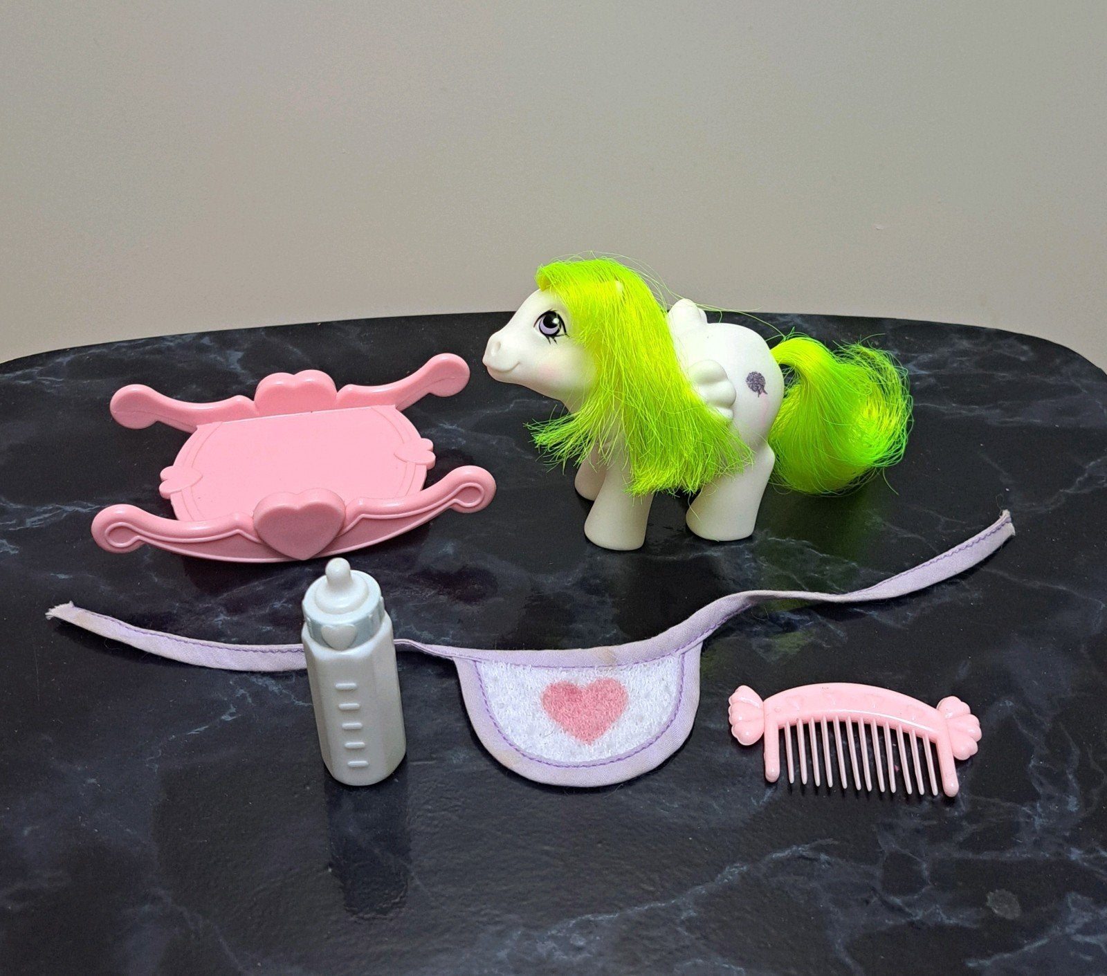 My little pony G1 baby Surprise met accessoires, Ophalen of Verzenden, Gebruikt