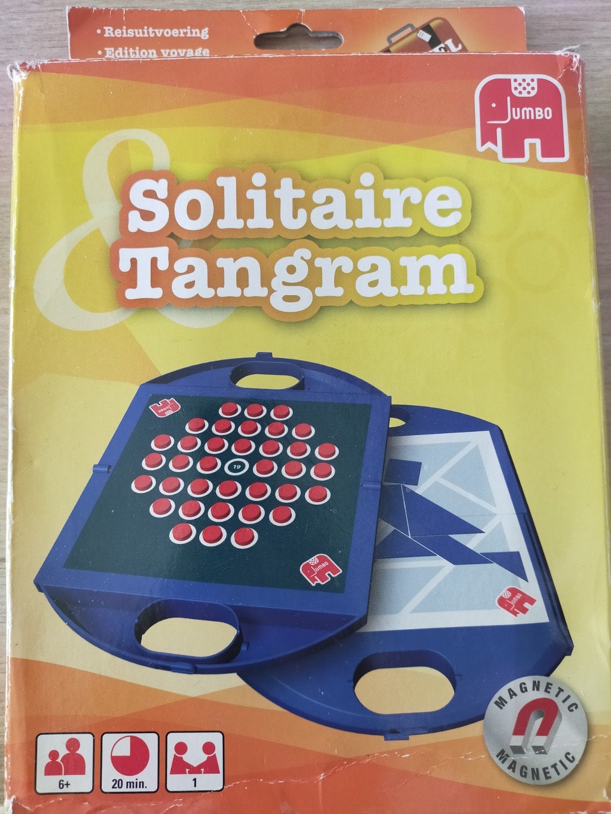Solitaire/Tangram Jumbo, Ophalen of Verzenden, Zo goed als nieuw, Overige typen