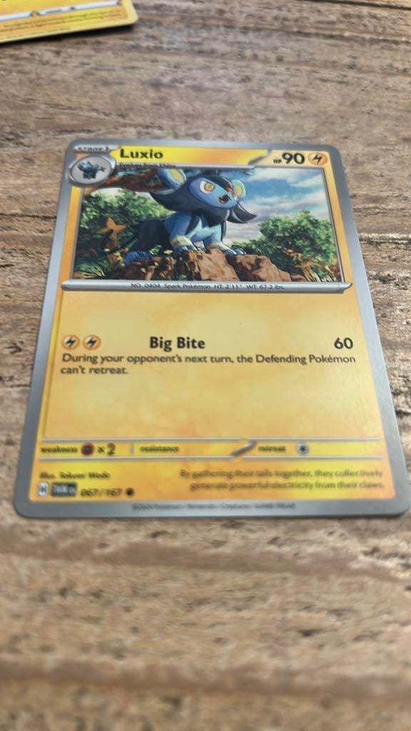 Luxio pokemon kaart, Ophalen of Verzenden, Zo goed als nieuw