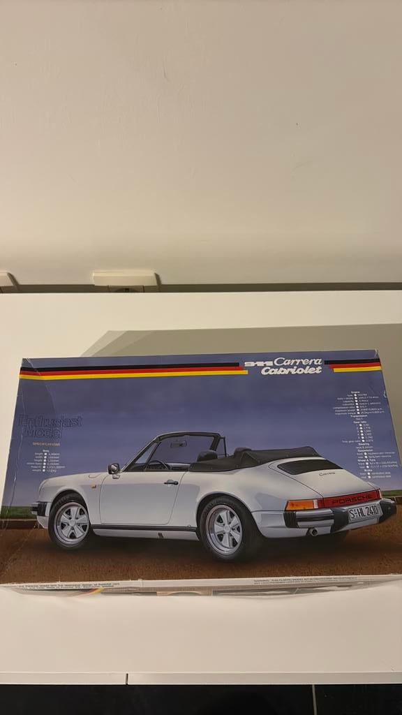 Porsche 911 Carrera Cabriolet Modelbouwkit, Auto, 1:32 tot 1:50, Nieuw, Ophalen