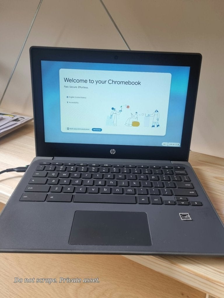 HP - Chromebook 11A G8 EE - 2 jaar garantie, Computers en Software, Hp, 4 GB of minder, Qwerty, Refurbished