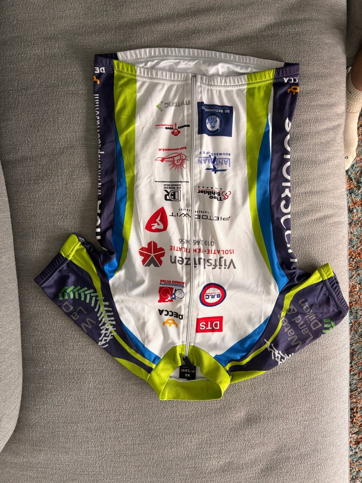 Wielershirt Dames Teamkleding Maat XS - Decca, Fietsen en Brommers, XS, Nieuw, Ophalen of Verzenden, Dames