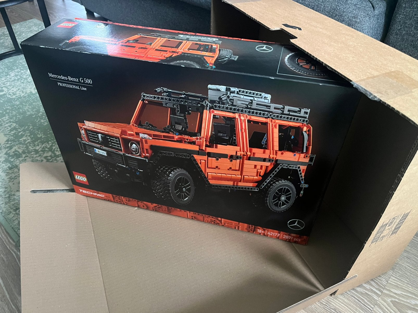 Lego set 42177 mercedes-benz g500, Compleet, Lego, Ophalen of Verzenden, Zo goed als nieuw