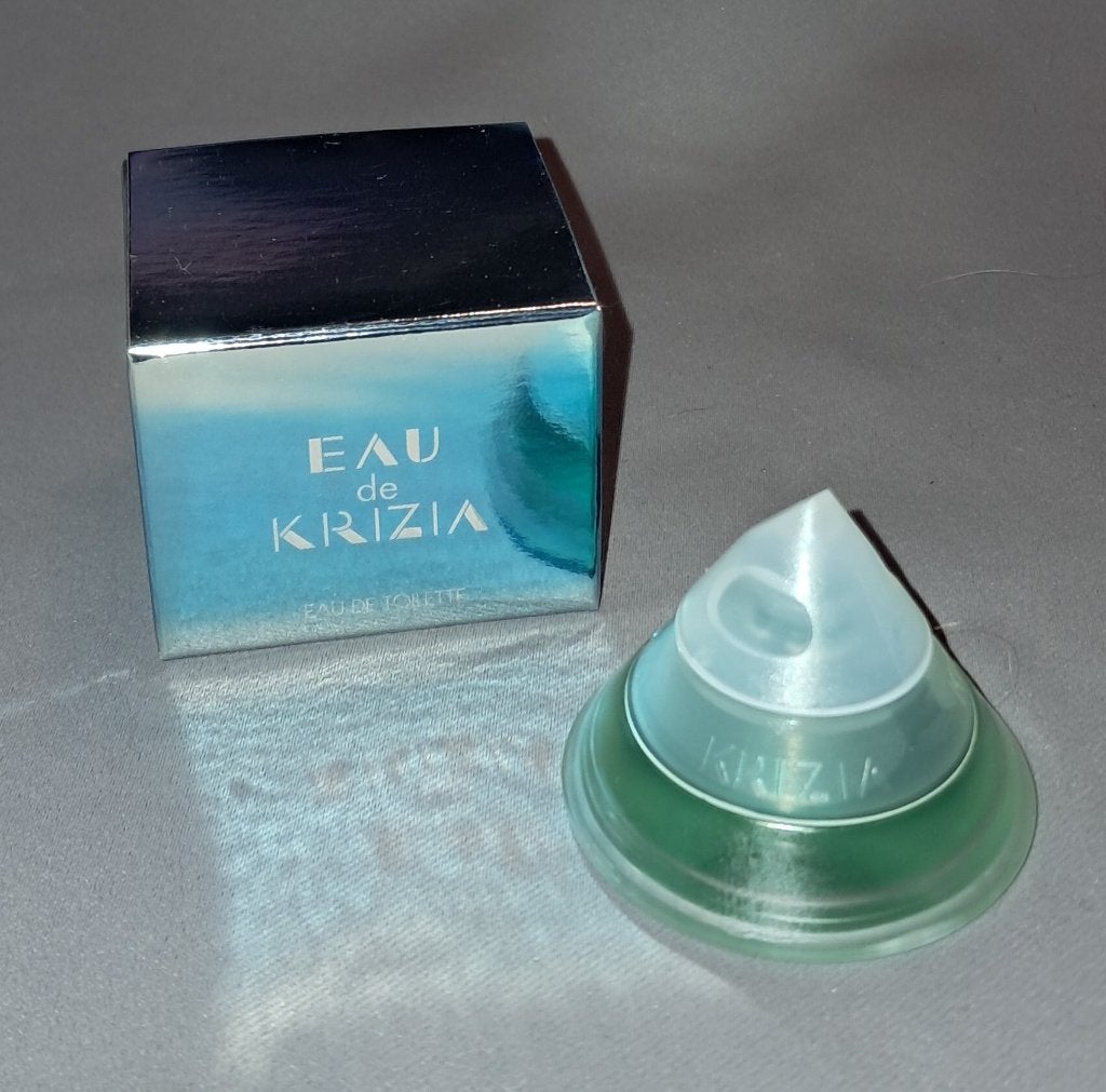 Mooie parfum mini - Krizia eau + Doosje, Ophalen of Verzenden, Zo goed als nieuw, Miniatuur, Gevuld