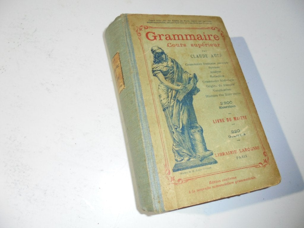 Grammaire Cours Supérieur Claude Augé (LOK-19), Ophalen