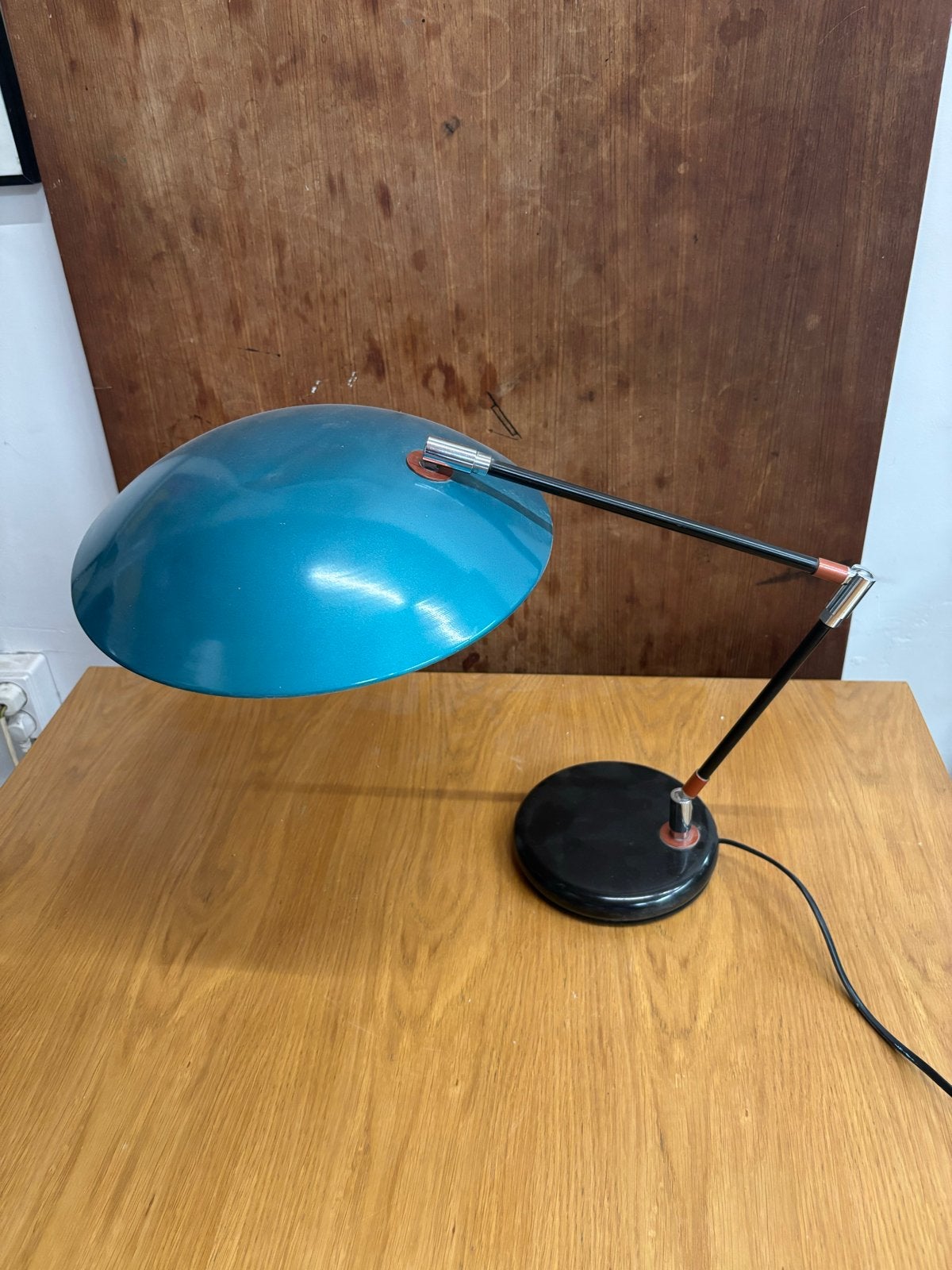 Queens Gallery Retro Bureau / Tafellamp, Ophalen of Verzenden, Gebruikt, Metaal, Minder dan 50 cm