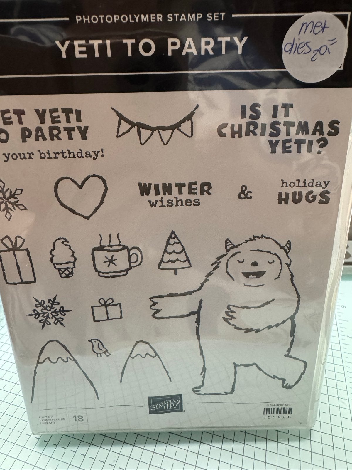 Stampin' Up! Stempelsets met bijpassende Dies, Gebruikt, Ophalen of Verzenden, Kunststof, Overige merken