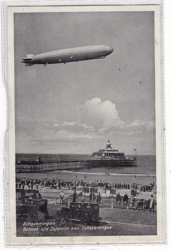 Scheveningen-Bezoek van de Zeppelin 1933, Verzenden, 1920 tot 1940, Gelopen, Zuid-Holland