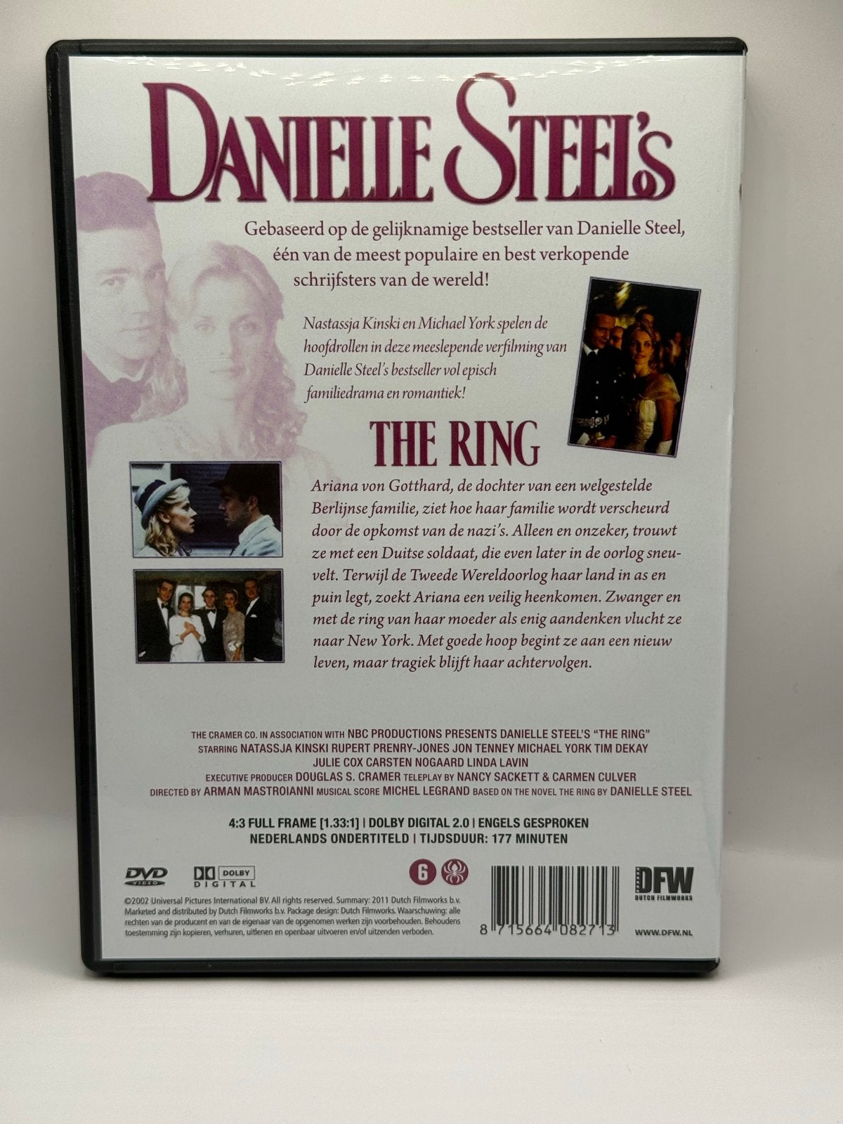 Danielle Steel's The Ring DVD NLO ZGAN, Cd's en Dvd's, Verzenden, Nederlands, Romantiek, Vanaf 6 jaar