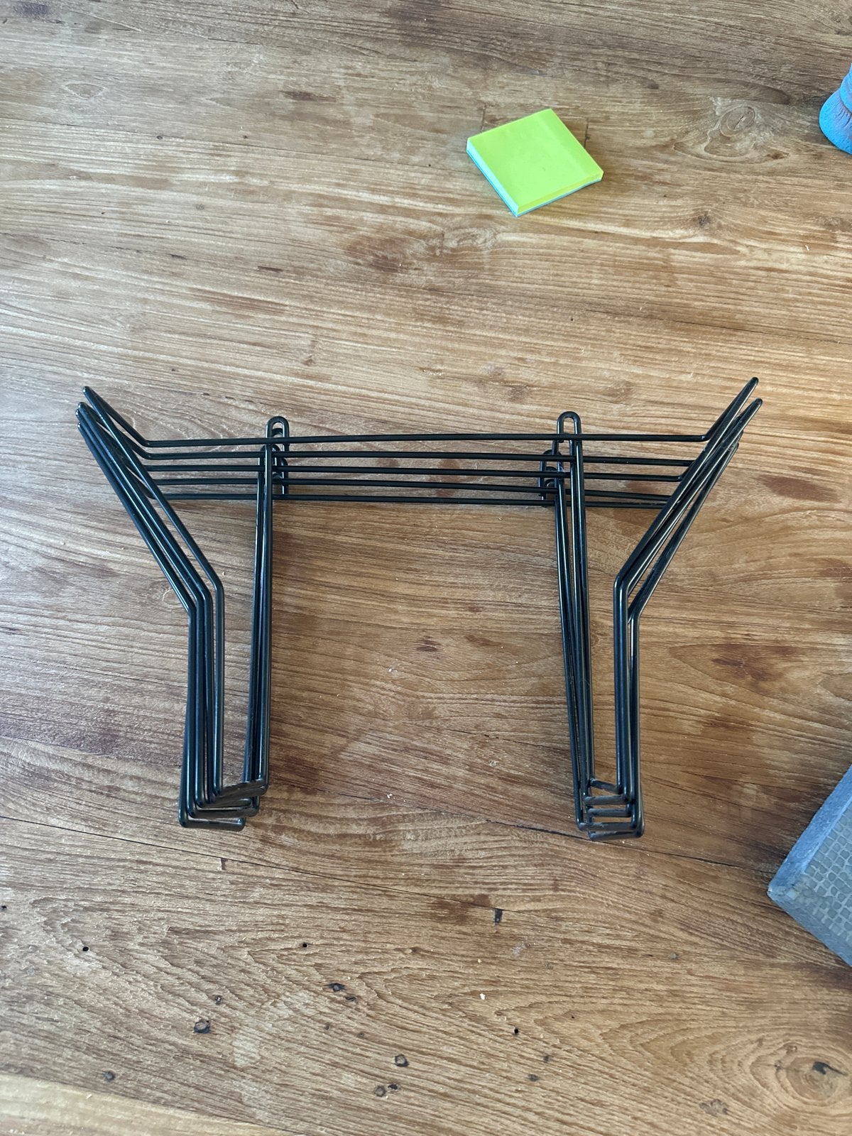 Zwart metalen Lphouder, Ophalen, Gebruikt, Zwart, Metaal