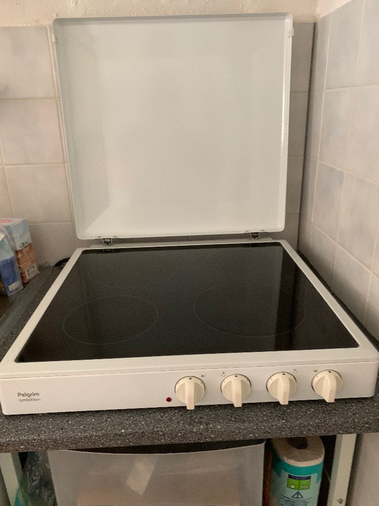 Pelgrim Elektrische losstaande kookplaat, Ophalen, 4 kookzones, Zo goed als nieuw, Vrijstaand