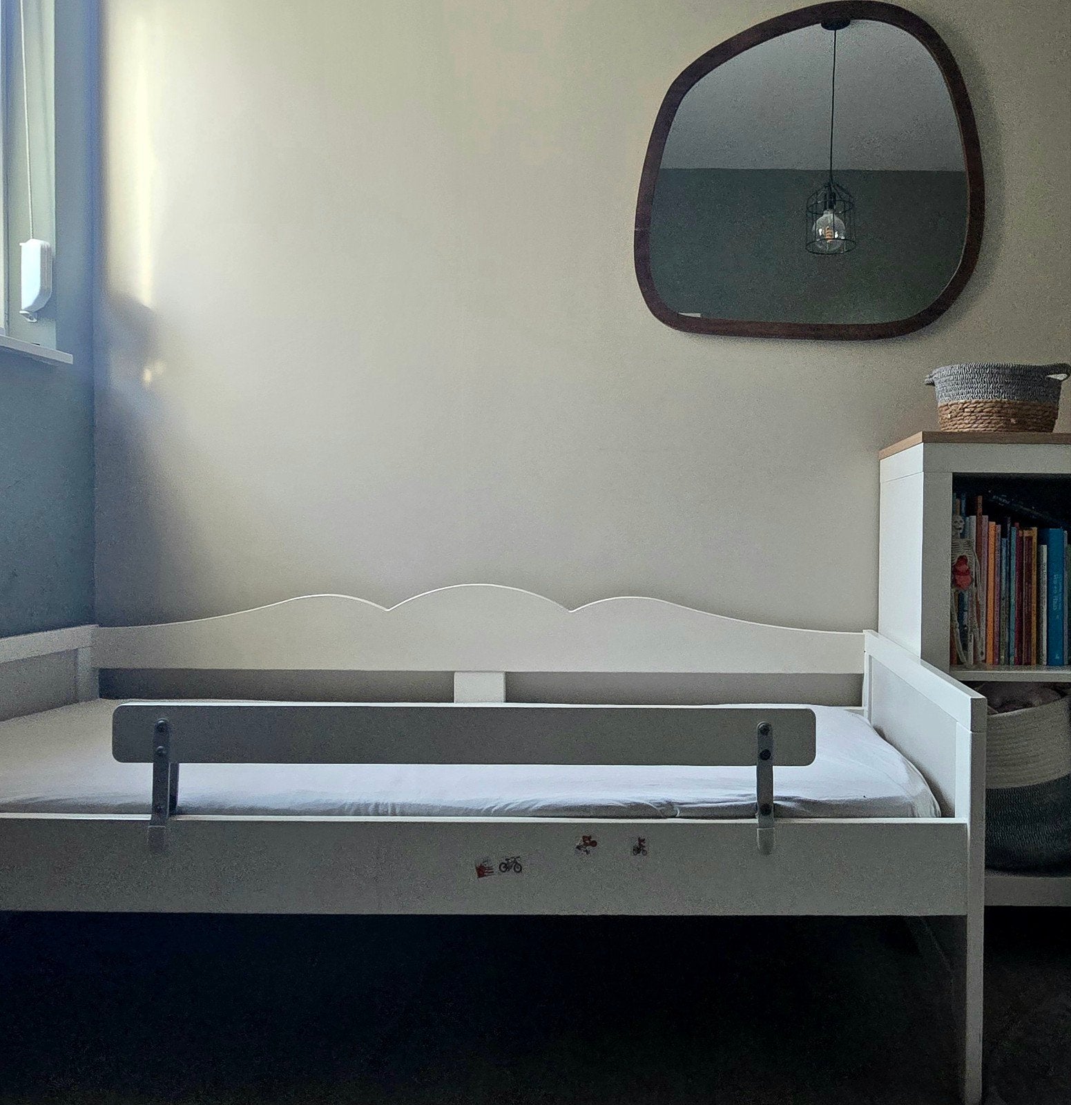 IKEA Peuterbed met Bedrekje, Matras en Beddengoed, Ophalen, Gebruikt, Matras