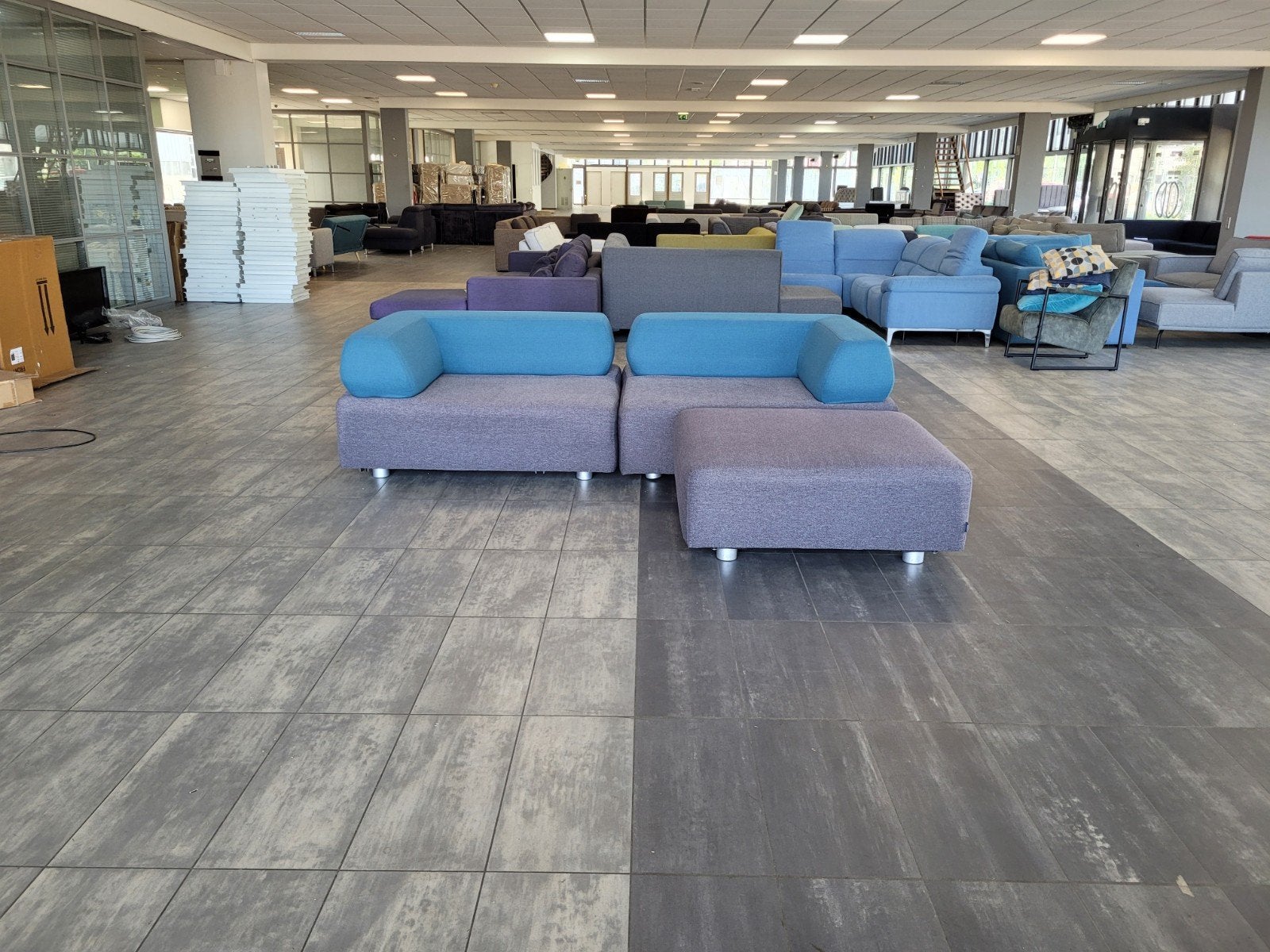 ✅️️️️️ GEREINIGD XOOON modulaire hoekbank 260x200 | BEZORGEN, Huis en Inrichting, Stof, 250 tot 300 cm, XOOON, Hoekbank