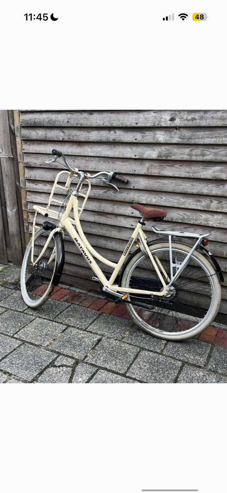 Dames fiets, Ophalen, Gebruikt