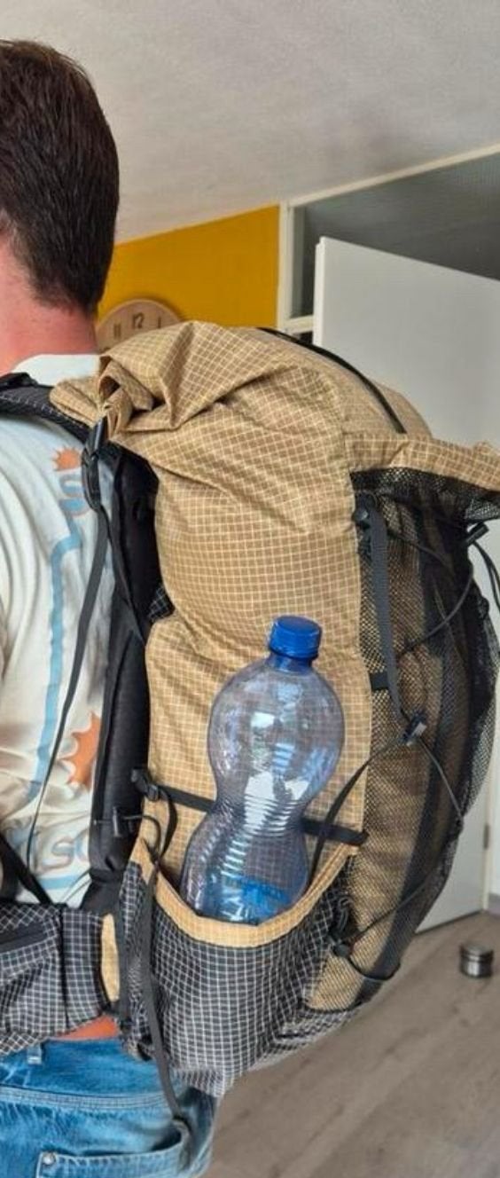 Lichtgewicht Trekking Rugzak - Ideaal voor lange tochten, 40 cm of meer, Zo goed als nieuw, Trekking, 60 cm of meer