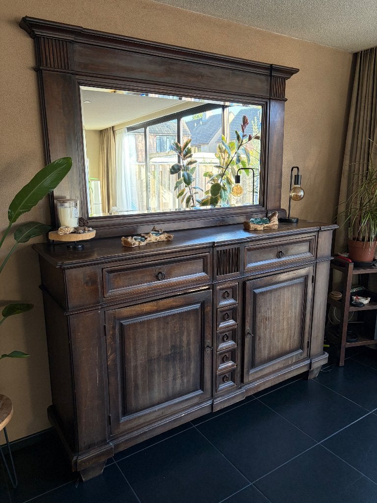 Hoog dressoir, Ophalen, Gebruikt, Koloniaal, Met lade(s)