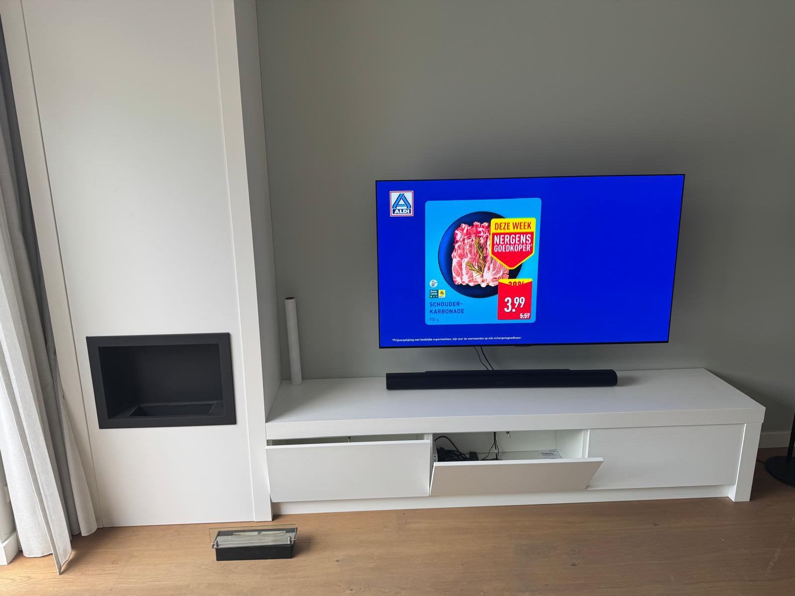 Mooie tv meubel, Ophalen of Verzenden, Zo goed als nieuw, 25 tot 50 cm, Minder dan 100 cm