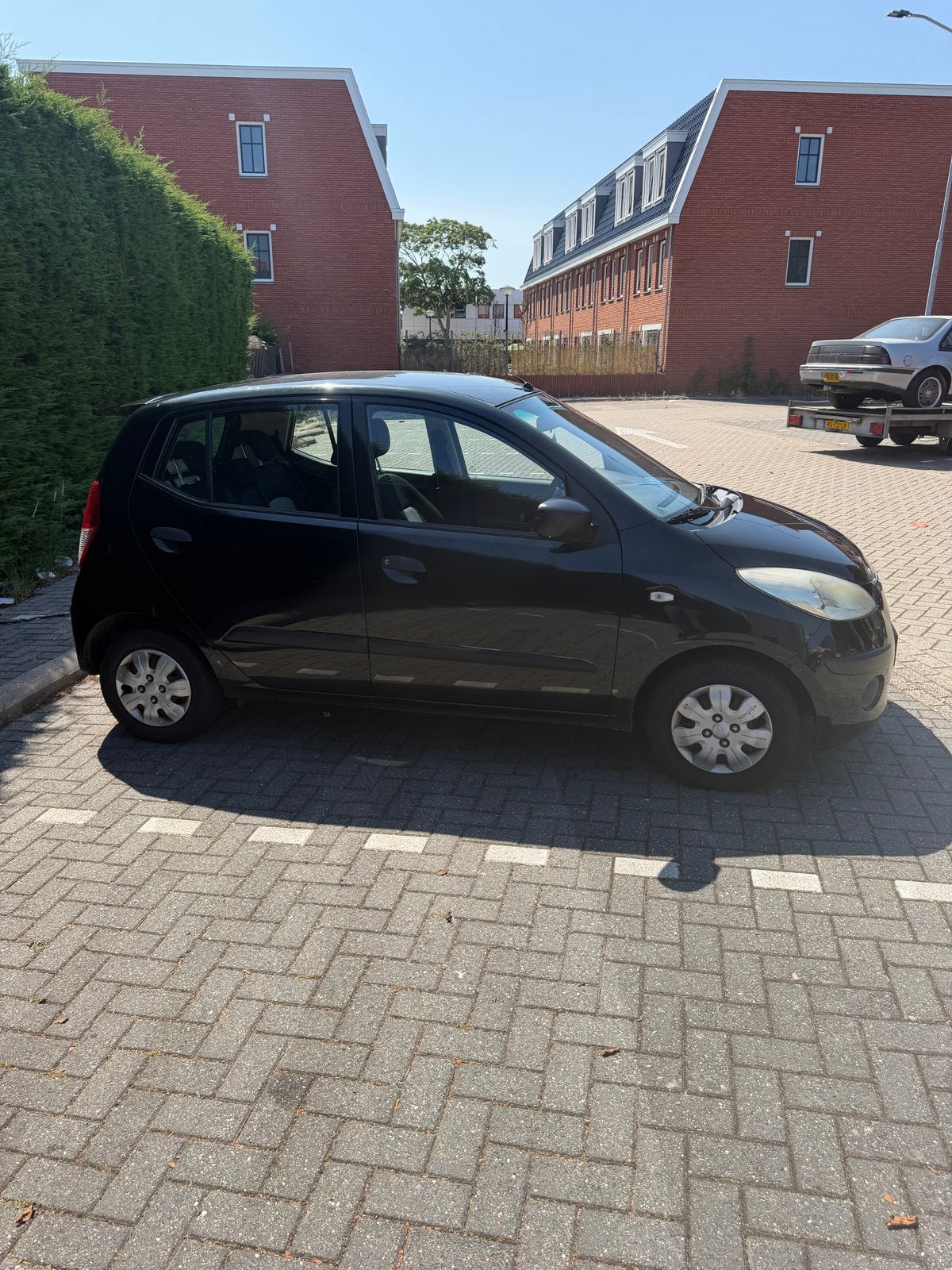 Hyundai i10 1.1 I 5DR 2009 Zwart, Auto's, Voorwielaandrijving, 31 €/maand, 4 cilinders, 400 kg