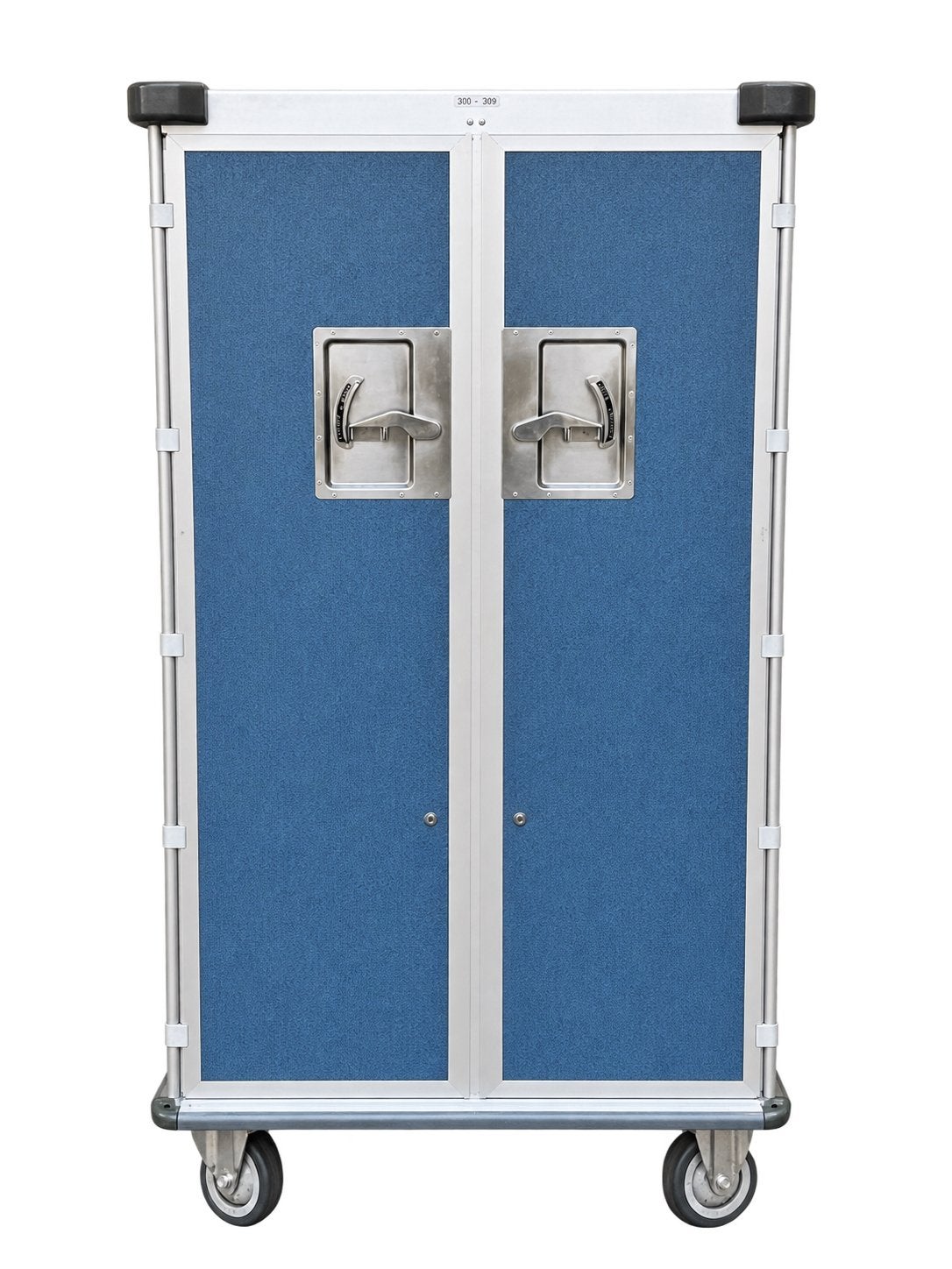 Airline Trolley - Dubbele Deur - Blauw - Kast op wielen, Ophalen of Verzenden