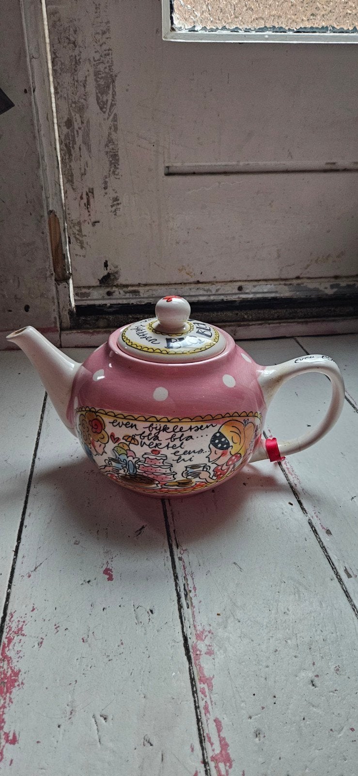 Blond Amsterdam theepot van blabla, Huis en Inrichting, Gebruikt, Overige typen, Ophalen of Verzenden, Overige stijlen