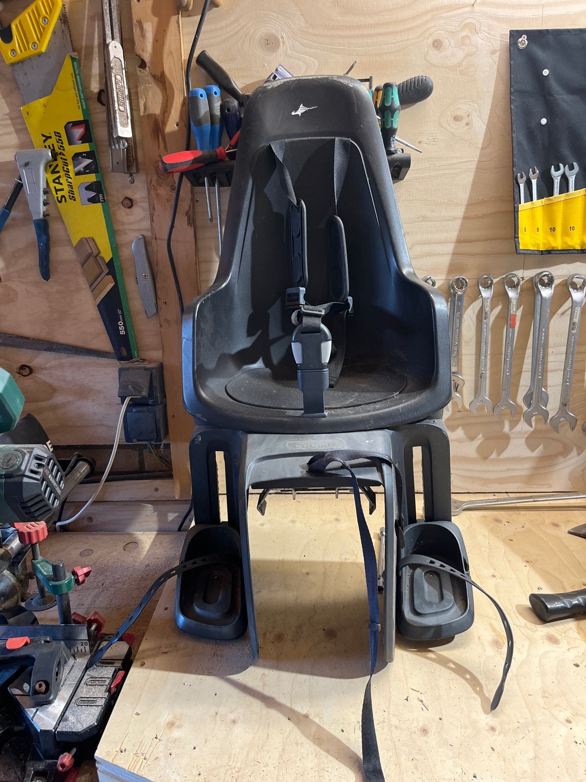 Gebruikt fietsstoeltje voor achterop, merk onbekend, Ophalen, Achterzitje, 22 t/m 36 kg, Gebruikt