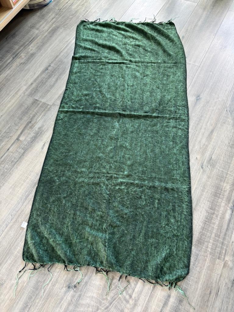 Yoga deken / meditatie deken groen, Ophalen of Verzenden, Zo goed als nieuw
