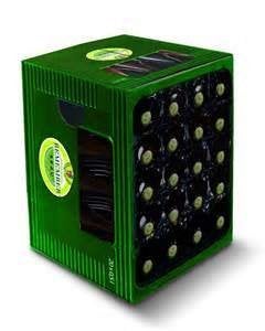 Kartonnen kruk - bijzettafeltje Biertje?, Ophalen of Verzenden, Nieuw, Overige materialen